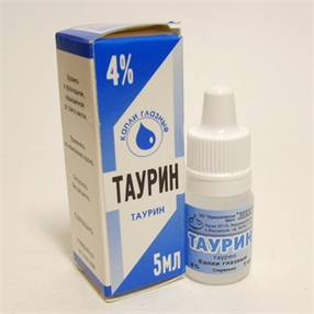 Купить таурин капли глазные 4% 5 мл цена и отзывы
