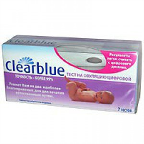 Купить тест на овуляцию клиаблу цифровой №7 цена и отзывы