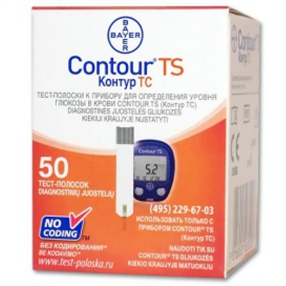 Купить тест-полоски для глюкометра контур тс №50 цена и отзывы