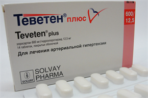 Купить теветен плюс таблетки покрытые оболочкой 600мг n14 цена и отзывы