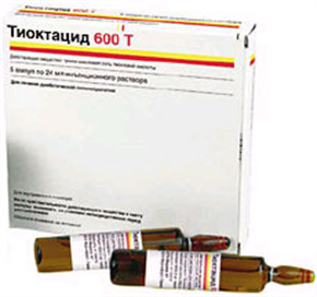 Купить тиоктацид 600т 600 мг/24 мл №5 амп цена и отзывы