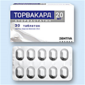 Купить торвакард таблетки покрытые оболочкой 20мг n30 цена и отзывы