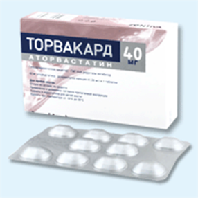 Купить торвакард таблетки покрытые оболочкой 40мг n30 цена и отзывы