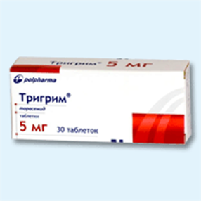 Купить тригрим таблетки 5мг №30 цена и отзывы
