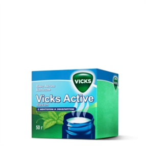 Купить викс актив бальзам с ментолом и эвкалиптом мазь для нар, прим, 50г цена и отзывы