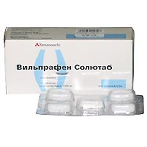 Купить вильпрафен солютаб таблетки раств, 1000мг №10 цена и отзывы
