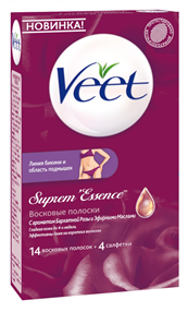 Купить вит полоски восковые для деп бикини/подмыш аромат бархатной розы №14 цена и отзывы
