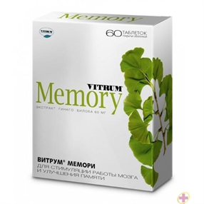 Купить витрум мемори таблетки покрытые оболочкой №60 цена и отзывы