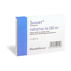 Купить зиннат таблетки покрытые оболочкой 250мг №10 цена и отзывы